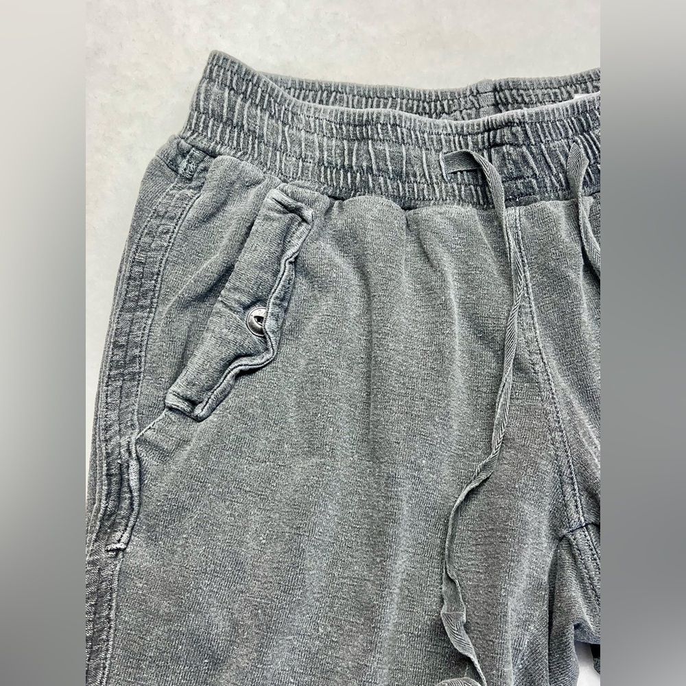 Wrap London Hemp Organic Cotton Jogger Pull On Pants Washed Gray Sz US 4 - Picture 3 of 11